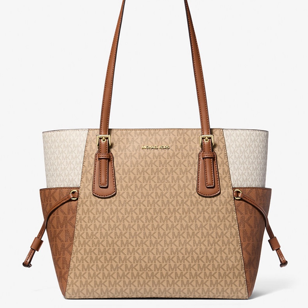 Michael Kors Voyager Lg EW Top Zip Color-Block Logo Shoulder Tote
Camel Mult
NWT - Picture 1 of 16